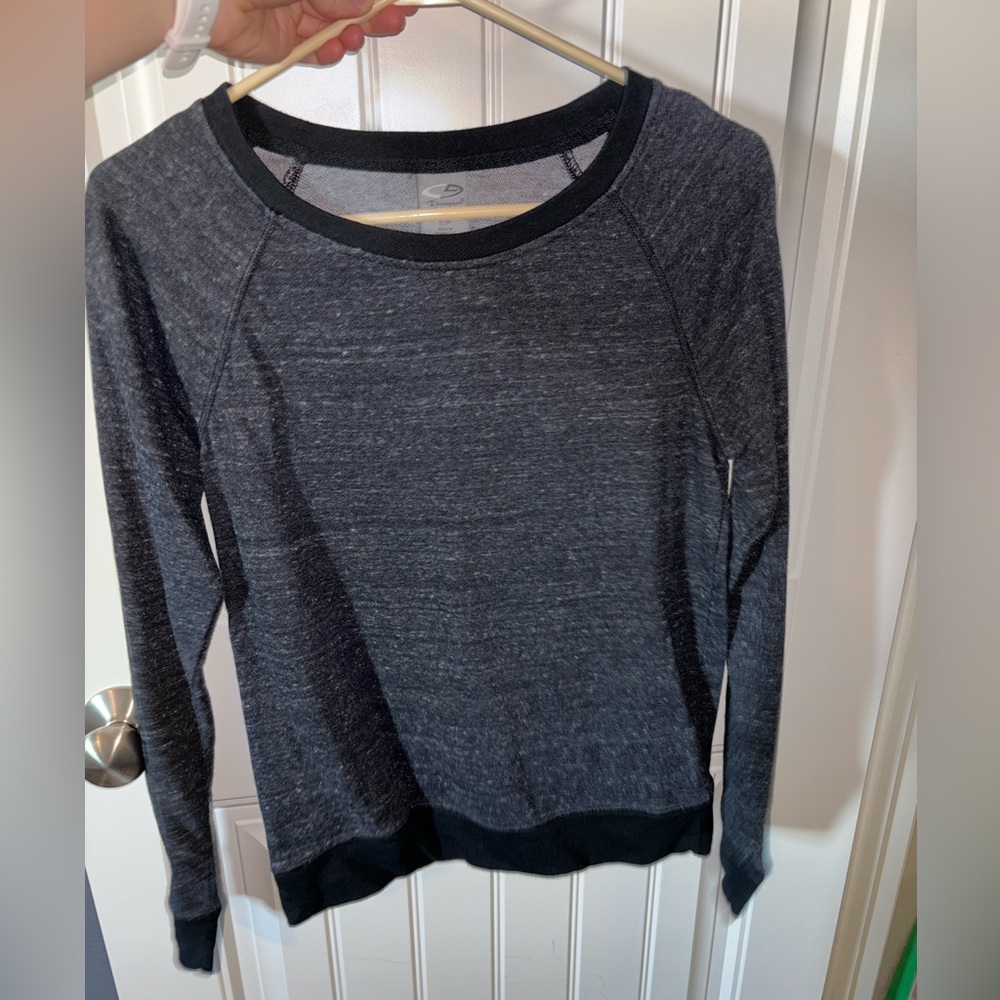 C9 by Champion Women’s Black Duodry Crewneck, size small